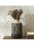 Rustic Vazo 15.2X15.2X24.3 cm Siyah 1