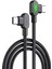 Mc Dodo L Ti̇pi̇ Type-C To Type-C 60W 3A 1.5m Data-Şarj Kablo Si̇yah 1