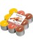 Bolsius Kokulu Tealight Mum, Şeker ve Baharat Kokulu, Karışık Renkli, 18'li Paket, 4 Saatlik Yanma 1