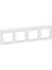Legrand Valena Çerçeve Kristal Bantlı Dörtlü Yatay 1