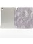 iPad 11 A16 2025 10. Nesil 10.9 Kılıf Açık Mor Zemin Sanatsal Kelebek Desenli Kalem Bölmeli Şeffaf Arka Akıllı Kapak 2