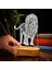 Geometrik Aslan Tasarımlı 3D LED Gece Lambası 1