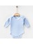 Pamuklu Uzun Kollu Ribana Bebek Body – Çıtçıtlı Kolay Giydirme 3-6-9 Ay 0-3 Ay - Beyaz 4
