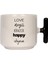 Love Değil Birazcık Happy Istiyorum Latte Fincanı- Hediye Seramik Kupa 1