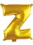 Parti̇ Vi̇tri̇ni̇ Z Harfi 16 Inç Renk Folyo Balon 36 cm (Altın) 1