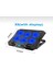 X6A Gaming Pad 6 Fanlı Notebook Laptop Soğutucu Fan Mavi LED Işıklı Dizüstü Bilgisayar Standı Stant 3
