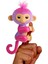 Fingerlings Interaktif Bebek Maymun Dokunmaya Tepki Veriyor - 70+ Ses ve Tepki - Charli (Mor) 1
