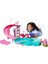Barbie'nin Rüya Havuzu Oyun Seti Kaydırak ve Köpüren Jakuzi Dahil 6 Oyun Alanı, Evcil Hayvan Figürü 1