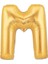 M Harfi Gold Folyo Balon 1