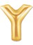 Y Harfi Gold Folyo Balon 1