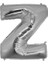 Z Harfi Gümüş Folyo Balon 1