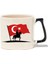 Türk Bayrağı ve Atatürk Lüks Kupa - Hediye Seramik Kupa 1