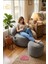 Cozy Tv Koltuğu,ayakuçlu Puf,dinlenme Koltuğu,Legom puf koltuk,yıkanabilir Kılıflı(gri) 3