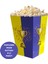 Sarı Lacivert Taraftar Temalı Popcorn Mısır Kutusu 8 Li Paket 1