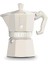 - Moka Exclusive: 3 Cups Ocak Üstü Espresso Pişirici - 130ML - Krem Renk - Alüminyum Gövde 1