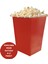 Kırmızı Renkli Popcorn Mısır Kutusu 8 Li Paket 1