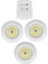 Mobee LED Işık Kablosuz Uzaktan Kumandalı LED Ampul Seti 3'lü Set 1