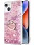 Microsonic 14 Için Kılıf Glitter Liquid Holder Pembe [ıphone 14 ile Uyumlu K 1