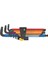 Wera 05022640001 950/9 Hex-Plus Multicolour Imperial 2 L Anahtar Seti, Inç, Blacklaser, 9 Parça 1