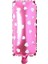 Parti̇ Vi̇tri̇ni̇ I Harfi 16 Inç Pembe Kalpli Renk Folyo Balon 36 cm (Pembe) 1