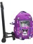 2 Kademeli Çekçekli, Tekerlekli Portatif Karakter Desenli Ilk Okul Sırt Çantası 6