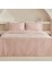 SION%100 Pamuk Jakarlı Saten Çift Kişilik Nevresim Takımı Pudra 1
