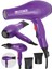 3400 Watt Profesyonel Saç Kurutma Makinesi Fön Makinesi Ac Motor MS-9001 Mor + 2 Adet Başlık 1
