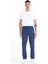 İndigo Erkek Fermuarlı Üç Cepli Standart Kalıp Klasik Paça Eşofman Alt - 84768 6