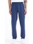 İndigo Erkek Fermuarlı Üç Cepli Standart Kalıp Klasik Paça Eşofman Alt - 84768 7