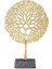 Herdekora Metal Dekor Ağaç Figürlü Gold-Siyah 16X10,5X53 Cm. 1