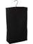 Household Essentials Hanging Cotton Canvas Laundry Hamper Bag, Black 1