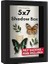 Americanflat 5x7 Gölge Kutusu Siyah Çerçeve Yumuşak Keten Arka Kompozit Ahşap Duvar ve Masa Üstü Iç 1