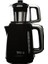 BJ2018 My Tea Çay Makinesi, 1500W, 1.9 L Su Isıtıcı 0.9 L Cam Demlik Haznesi, Siyah (15006378 1