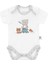 Hero Bebekler Için Kısa Kol Body Teddy (Organik) 3-6 Ay 1