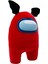 Yume Among Us Yarasa Kanatlı Kırımızı Pelüş Figür 30 cm Toys 1