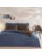 Taç Pamuk Rıven Nevresim Takımı Lacivert Çift Kişilik 1