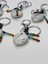 Havlit Doğaltaş Anahtarlık Charm Kalp 3