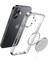 Apple iPhone 16 Plus Kılıf Magsafe Wireless Kablosuz Şarj Destekli Şeffaf Darbe Emici Kapak 1