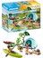 Playmobil Family Fun 71425 Çadır, Kamp, Kano ve Kamp Ateşi ile Çadır Alanında Heyecan Verici Doğa M 1