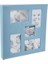 Collage-Fotoalbum Mit Prägung Baby, Kunstleder, Genäht, 10,2 x 15,2 Cm, 240 Fotos, Babyblau 1