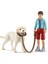 Schleich 42478 Labrador ile Yürüyüş Oyuncak Figürü, Çok Renkli 1