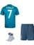 Ş.ligi Turkuaz Realmadrid 2017/18 Ronaldo Futbol Çocuk Forması 3'lü Set 1