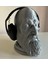3D Baskı Kratos Kafası Kulaklık Tutucu – 23 cm | God Of War Temalı Masaüstü Stand 2