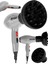 3600 Watt Professional Saç Kurutma Makinesi Ac Motor Fön Makinesi + Difüzör + 2 Adet Başlık 2