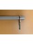 Sivas Gözde Mobilya Dolap Askı Borusu Gri+2 Flanş Tüm Ölçüler Tüm Markalara Uyumlu 96CM 1