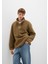 Dik Yaka Kahverengi Sweatshirt 0110737-70362 1