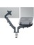 Leitz Ergo Monitör & Dizüstü Bilgisayar Için Ikili Monitör Kolu, 65380089, Gri 1
