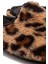 Leopar Kadın Peluş Ev Terliği Siyah 37/41 3