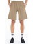 Bej Yan Cep Detaylı Lastikli Erkek Şort - 81238 7