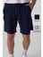 İndigo İnce Yumuşak Standart Fit Erkek Taytlı Şort - 81287 6